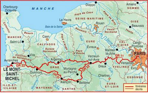GR 22: The Path to Mont-Saint-Michel